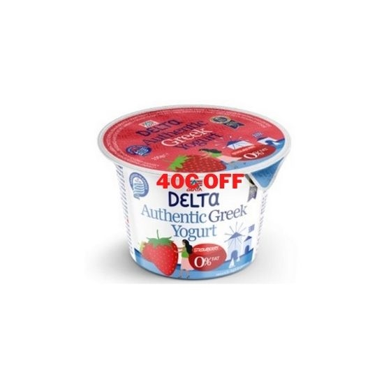 Picture of DELTA GREEK YOG 0% STRAW 40C OFF